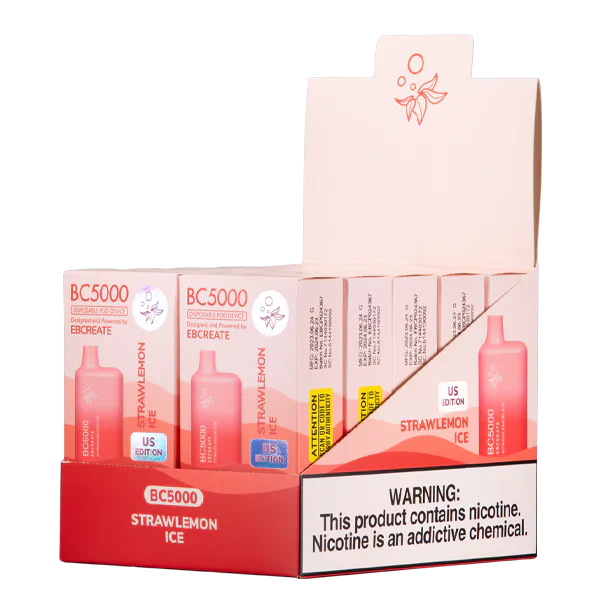 EBVAPES BC5000 Strawberry Ice Vape | EBVAPES Flavors