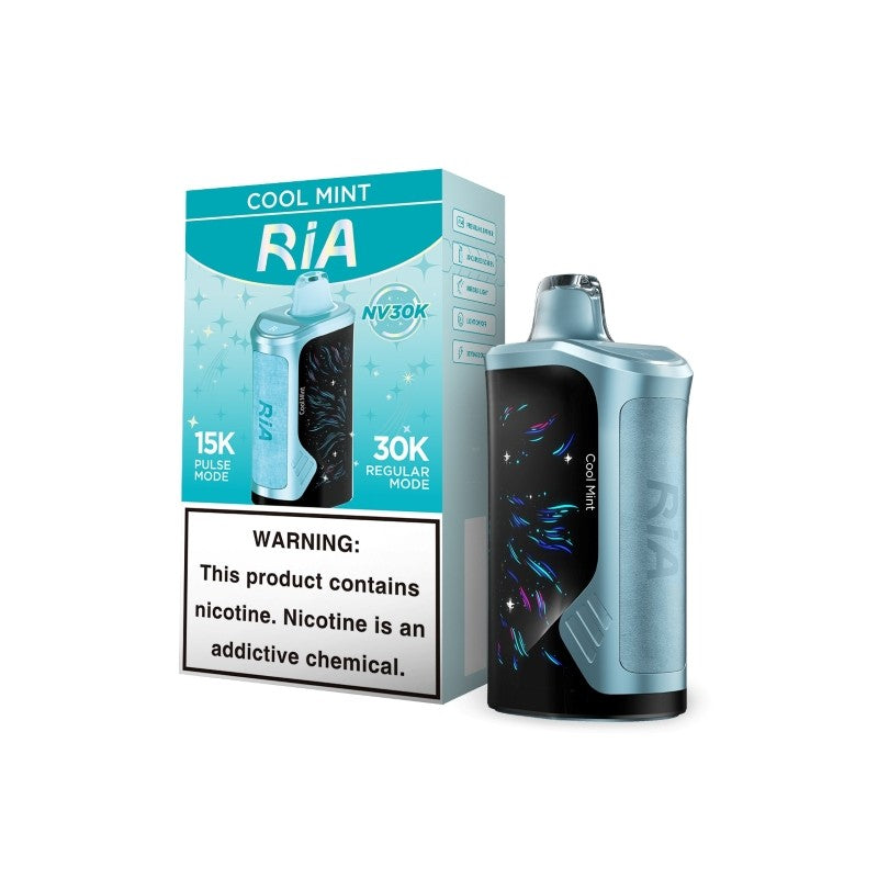 Cool Mint RIA NV30K disposable vape product photo