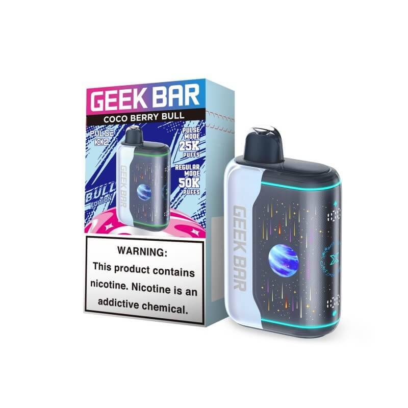 Coco Berry Bull Geek Bar Pulse X 2 50K Vape disposable vape product photo