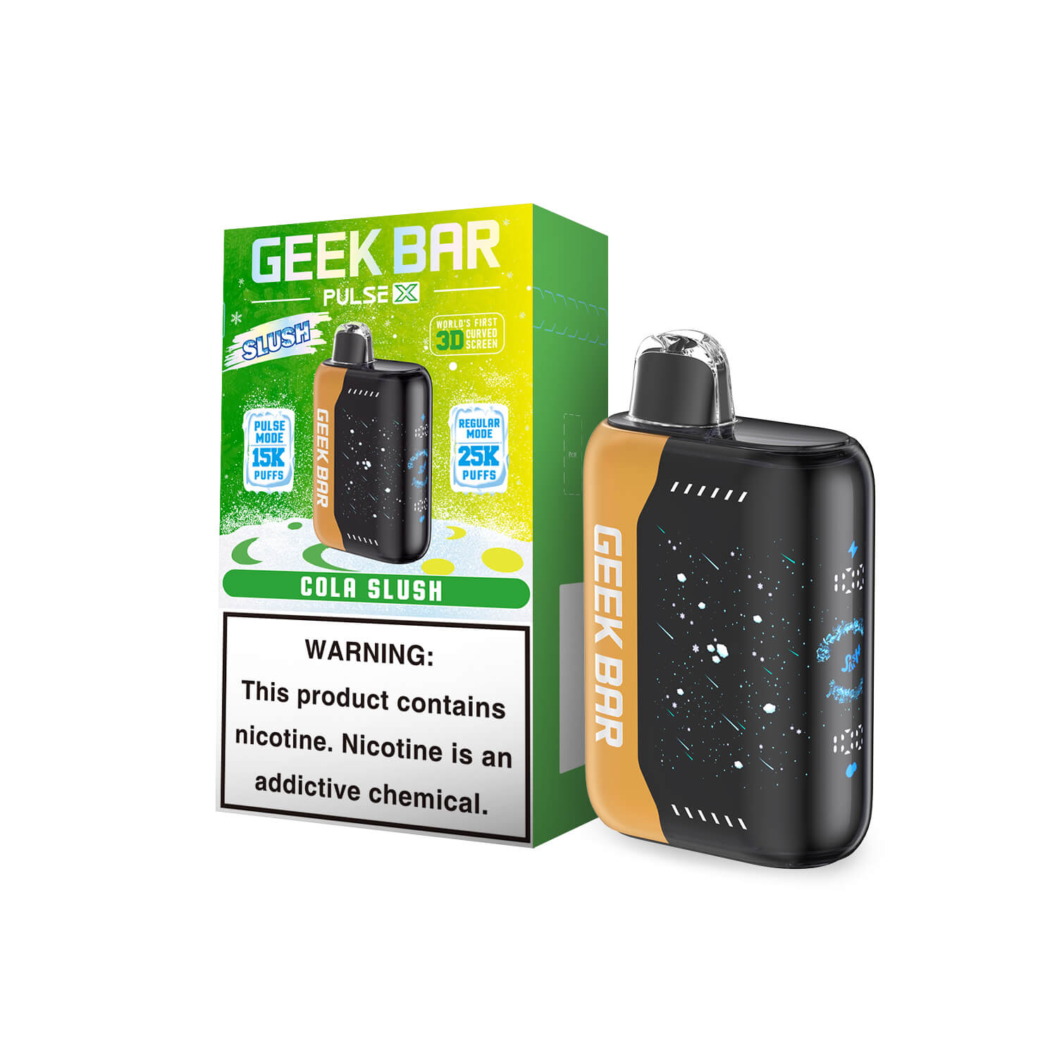 Cola Slush Geek Bar Pulse X 25K Vape disposable vape product photo