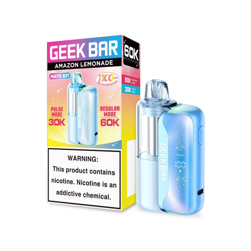 Amazon Lemonade Geek Bar Mate 60K Vape Kit disposable vape product photo
