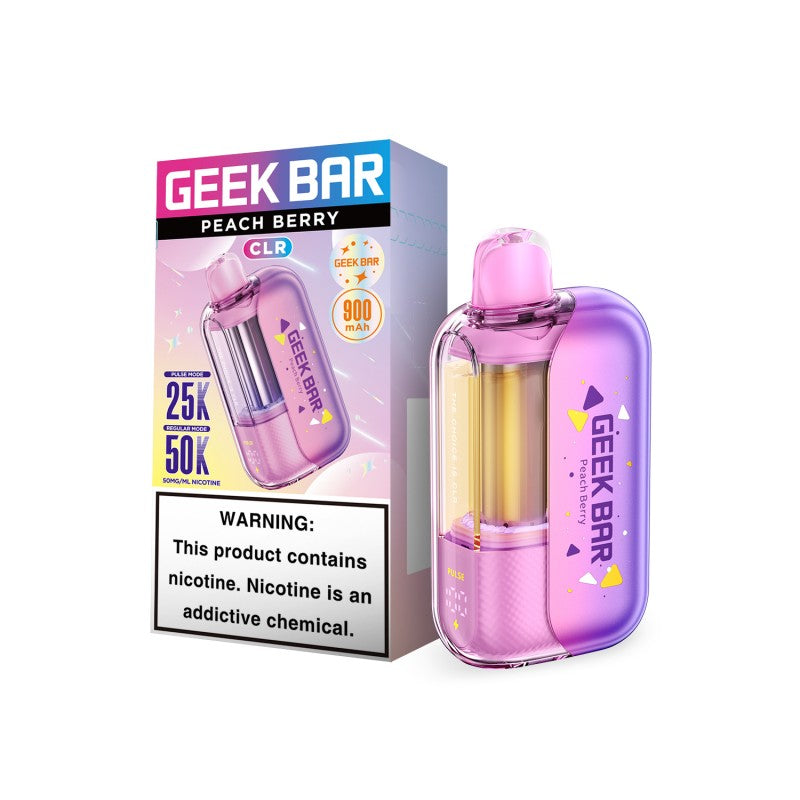 Peach Berry Geek Bar CLR 50K Vape disposable vape product photo