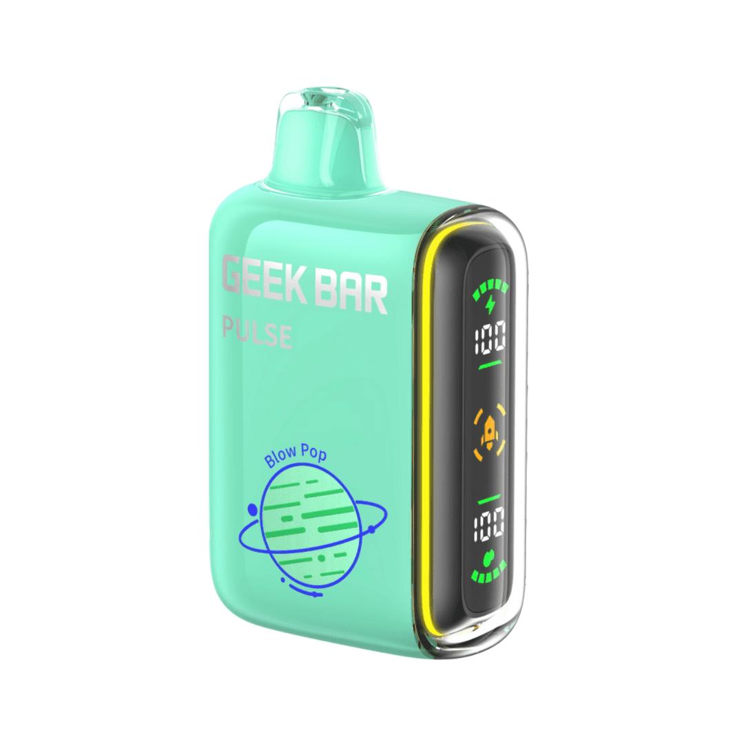 Authentic Geek Bar Pulse 15K Blow Pop disposable vape in sealed packaging sold by EB Vapes online