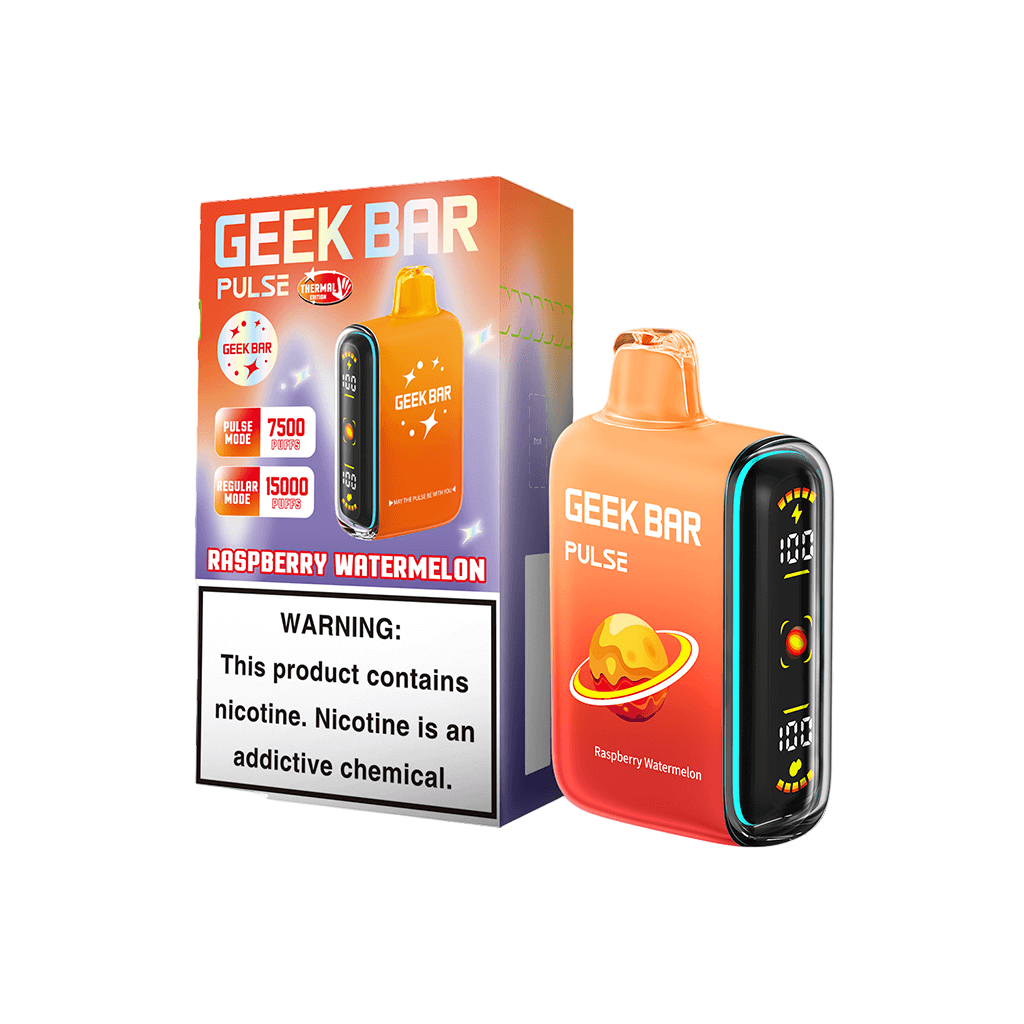 Raspberry Watermelon Geek Bar Pulse 15000 disposable vape product photo