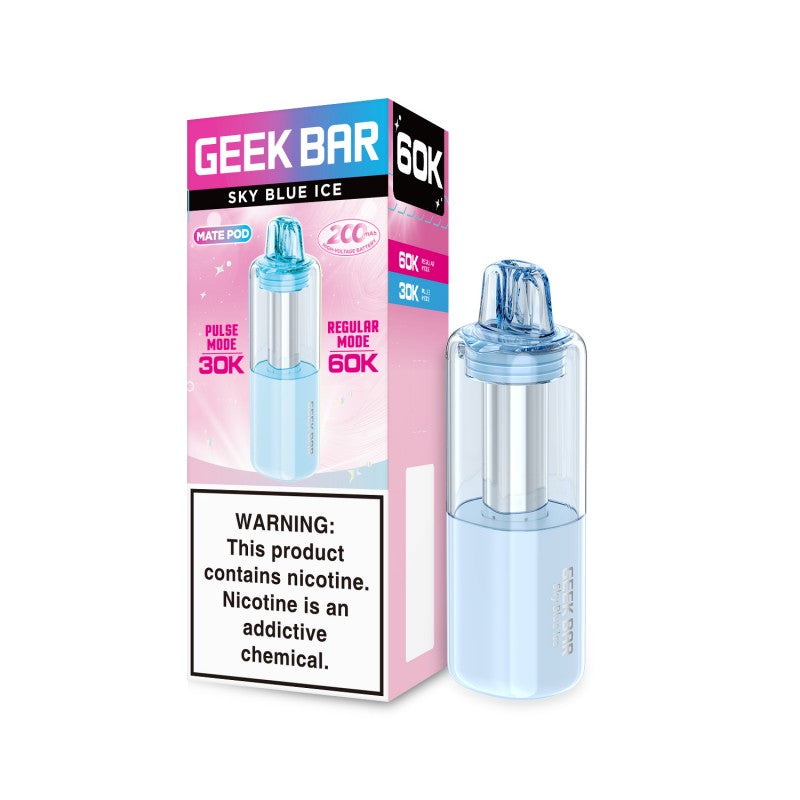 Sky Blue Ice Geek Bar Mate 60K Disposable Pod disposable vape product photo