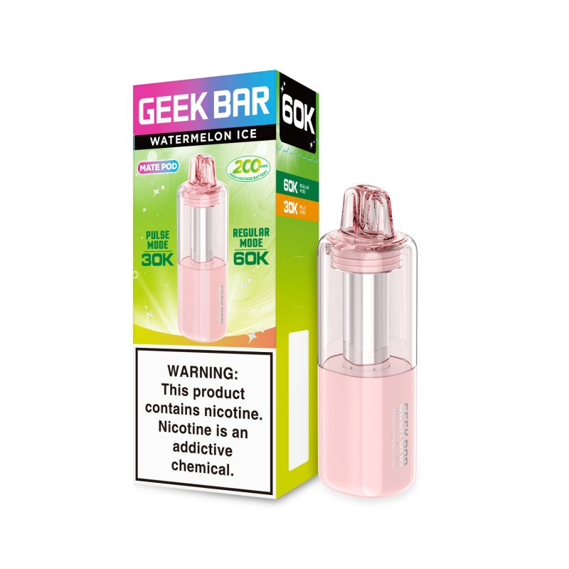 Watermelon Ice Geek Bar Mate 60K Disposable Pod disposable vape product photo