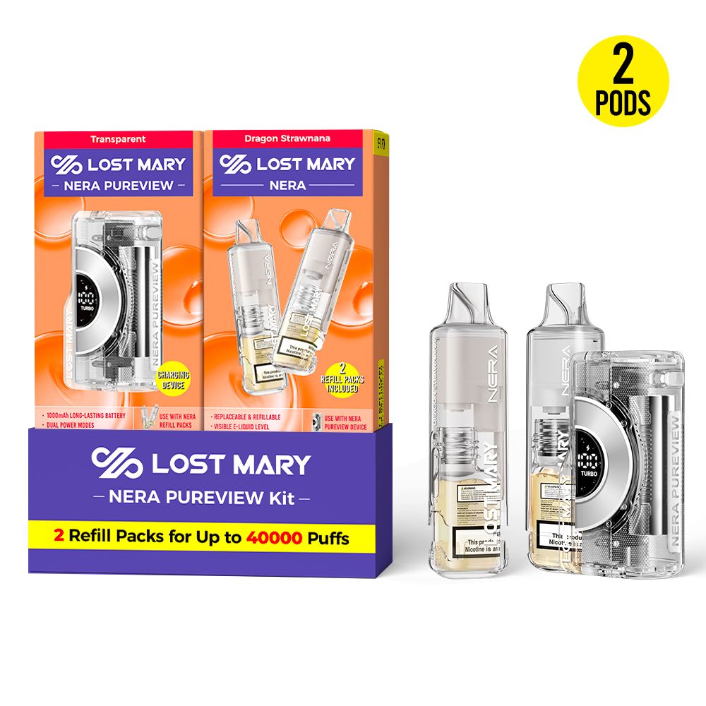 Dragon Strawnana Lost Mary NERA Pureview 40K Kit disposable vape product photo
