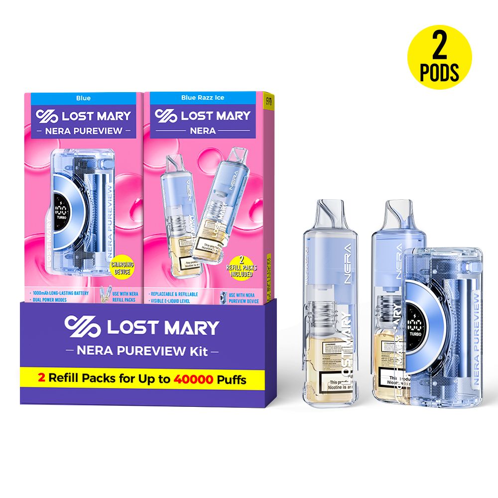 Lost Mary NERA Pureview 40K Kit disposable vape product photo