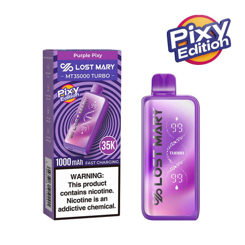 Purple Pixy Lost Mary MT35000 disposable vape product photo