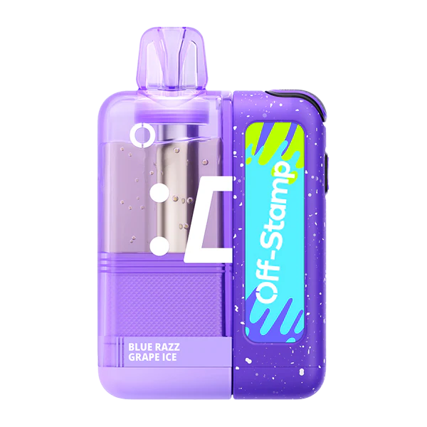 Blue Razz Grape Ice Off Stamp X-Cube Crystal Kit disposable vape product photo
