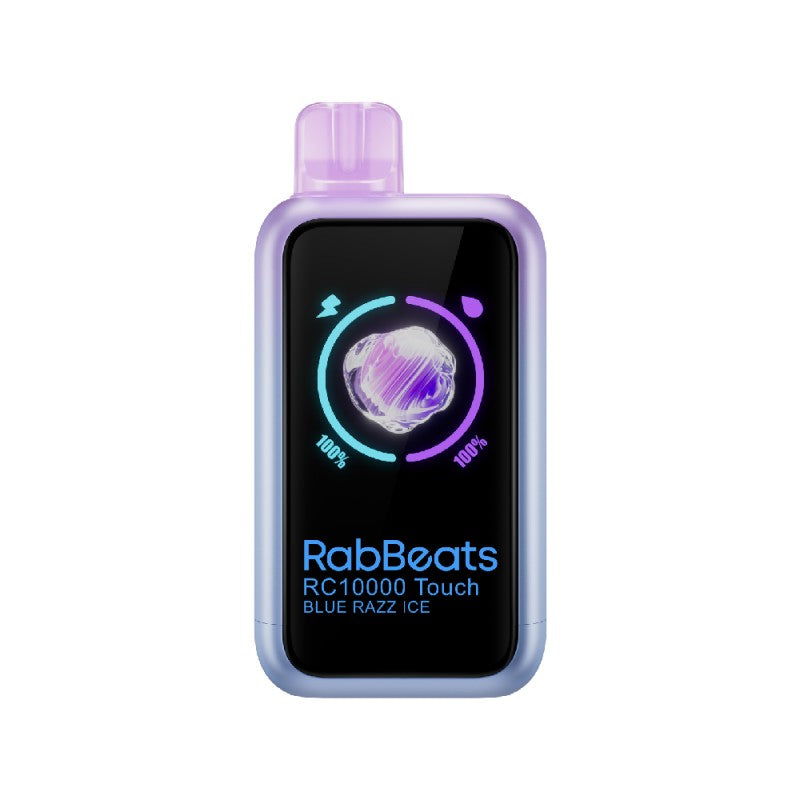 Blue Razz Ice RABBEATS RC10000 Touch Screen Vape disposable vape product photo