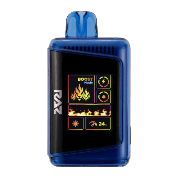 Raz DC25000 vape package front view